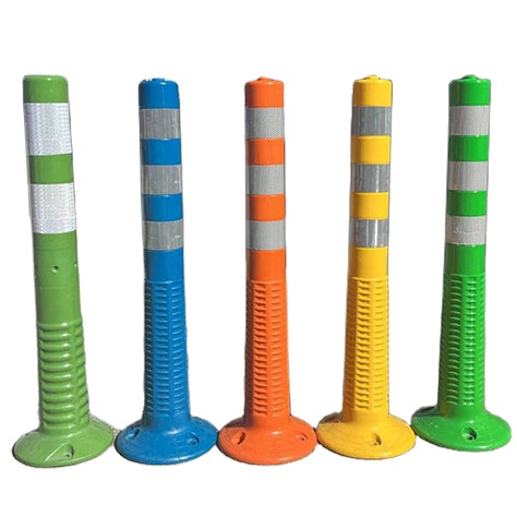 75 см Внешнее предупреждение безопасности дорожного движения Прочный ПУ Пластмассовый дорожный предупреждающий пост 13