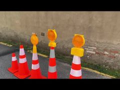 warning cone with light