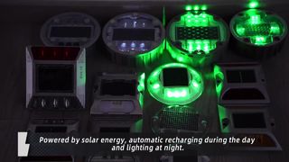 Солнечные дорожные шпильки повышают безопасность